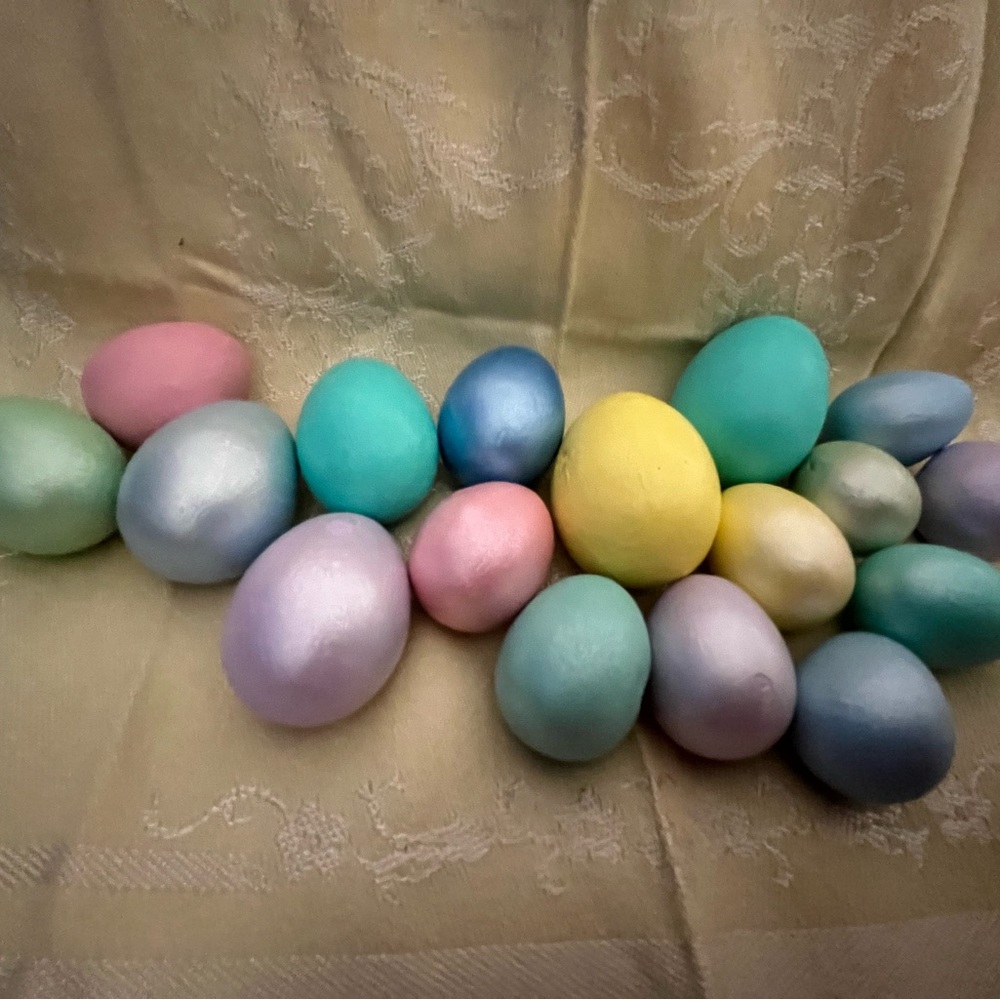 Vintage painted Colorful Eggs